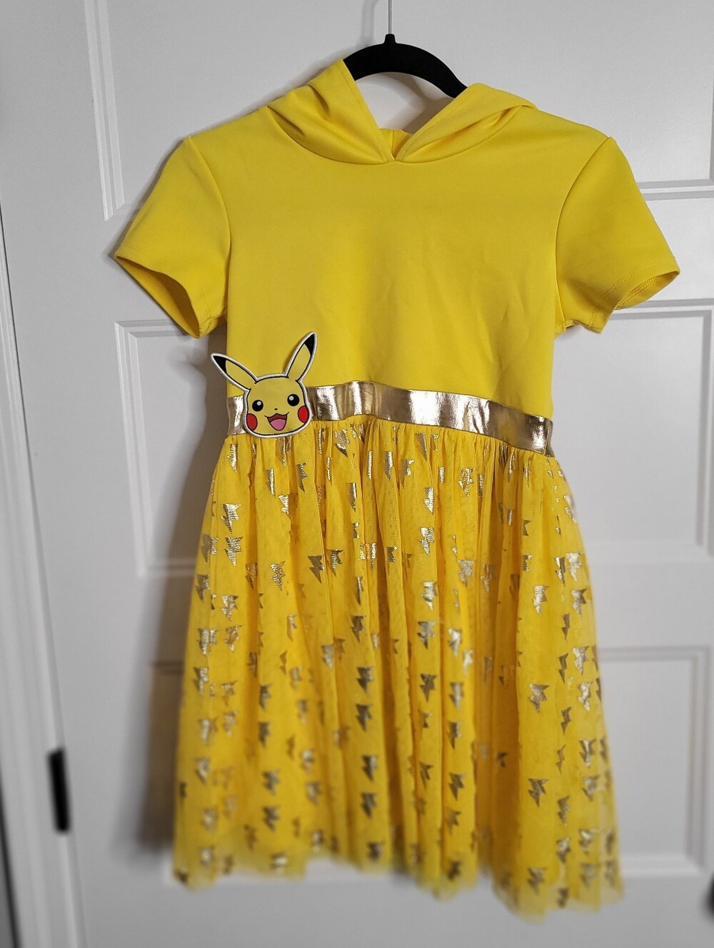 Girls' XL Pokémon Pikachu Cosplay Tutu Dress